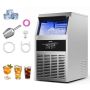 Commercial ice maker VEVOR SSX120, 73 kg/24 hrs., 14 kg capacity, 49.5 × 40.5 × 72 cm