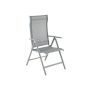 Comfortable folding garden chair, gray