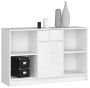 Chest of drawers NORE B-17 120 cm., white