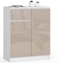 Chest of drawers NORE K80, white/cream color