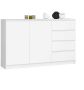 Chest of drawers K013 160 cm. with 4 drawers, white