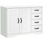 Chest of drawers Homcom 105x40x76cm., white