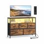 Komoda SONGMICS BELLAH, 5 stalčiai ir 1 atviras skyrius, 98,7 × 68,1 × 30 cm