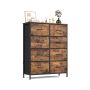 Komoda SONGMICS LGS124BH04, 8 stalčiai, 76,7 × 95,2 × 30 cm