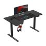 Computer gaming desk Huzaro Hero 9.1, Black, 89 × 17 × 64 cm