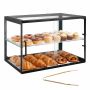 Confectionery display case VEVOR GTDAP04, 2-tier, 550 × 385 × 390 mm