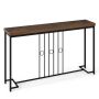 Konsolinis stalas, H formos pagrindas, 55 × 12 × 32 col