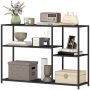 Console table, 4 shelves, 110 × 75 × 30 cm