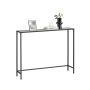 Konsolinis staliukas VASAGLE LGT26G, juodos ir pilkos spalvos, 100 × 80 × 20 cm