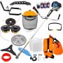 Trimmer with various accessories