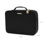 Travel cosmetic bag, black
