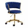 Косметическое кресло 4Rico QS-GW01G, регулируемая высота, Синяя