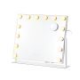 Kosmetinis veidrodėlis SONGMICS LWM001W02, 15 LED lempučių, 58 × 43 cm