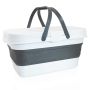Foldable travel bag, white