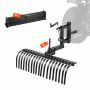 Landscape rake VEVOR LR8S, 19 tines, 1070 × 460 × 585 mm