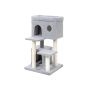 Cat scratching post 85 cm, light gray
