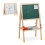 Kreidinė lenta Relaxdays 10027238, dvipusė, 45 × 104 × 42 cm