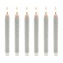Kūginės LED žvakės Relaxdays, 6 vnt, 25 × 2,2 cm