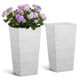 Conical pots VEVOR 9004W-WT, 2 pcs, White, 30 × 58 cm