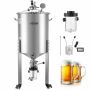 Conical fermenter VEVOR F60S02, 60 l, 480 × 1090 × 430 mm