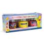 Kvapiųjų žvakių rinkinys Haribo™, 3 vnt., Frucht Power aromatas, Ø 4 × 5 cm