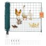 Temporary plastic fence VEVOR AL-FN-10525, 8 posts, Green, 1.05 × 25 m
