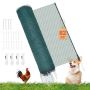 Temporary chain link fence VEVOR AL-FN-1225, 15 posts, Green, 1.2 × 25 m