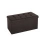 Soft seat with folding lid 80 L, brown