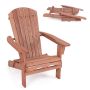 Lauko Adirondack kėdė, sulankstoma, 88,9 × 93,98 × 71,12 cm