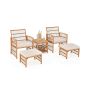 Lauko baldų komplektas, 5 dalių