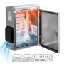 Outdoor electrical box VEVOR SPB503520HW, with fan and thermostat, 500 × 400 × 200 mm