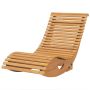 Outdoor chair, Rocking, Brown, 130 × 60 × 60 cm