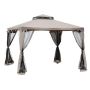 Outdoor gazebo Outsunny 294x294x265cm., gray