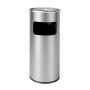 Lauko šiukšliadėžė Relaxdays 10053475_55, kombinuota peleninė su išimamu konteineriu, 30 l, Ø 23,5 × 60,5 cm
