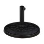 Lauko skėčio pagrindas Relaxdays 10042446.0, 2 adapteriai, Juoda, 48,5 × 34 × 48,5 cm
