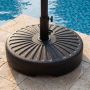 Lauko skėčio stovas, 2 adapteriai, 51 × 51 × 31 cm