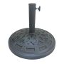Lauko skėčio stovas Relaxdays 10052552_641, 3 adapteriai, žalia/juoda, Ø 49 × 33 cm