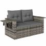 Lauko sofa, 2 vietų, 124 × 68 × 63 cm