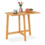 Lauko stalas Relaxdays 10038659.0, 1–2 žmonėms, Ruda, 80 × 73 × 50 cm
