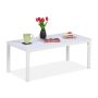 Lauko stalas Relaxdays 10049580_49, Balta, 98 × 39 × 48 cm