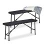 Lauko suolai Relaxdays, 2 vnt, Juodi, 100 × 42 × 25 cm