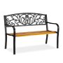 Lauko suolas Relaxdays 10030990.0, dvivietis, 127 × 86,5 × 59 cm