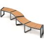 Lauko suoliukas, 2 asmenims, 146,05 × 45,72 × 58,42 cm