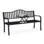 Lauko suoliukas Relaxdays 10036072_46, iki 3 žmonių, 150 × 89 × 58,5 cm
