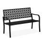 Lauko suoliukas Relaxdays 10050823.0, 2 vietos, 127 × 85 × 62 cm