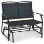 Lauko supamasis suolas Glider, 2 vietų, rudas, 104,9 × 71,4 × 93 cm