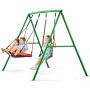 Садовые качели VEVOR JX-OGSW-002-2, 2 сиденья, 111 × 20 × 27,5 см