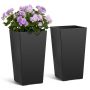 Outdoor pots VEVOR F3055W-BK, 2 pcs, Black, 300 × 300 × 550 mm