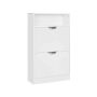 Shoe cabinet with 2 opening doors