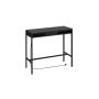 Desk with charging station and drawer 40x99.8x104.6cm., black